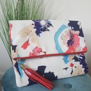 Watercolor Envelope Clutch